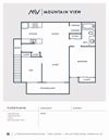 Mountain View Apartments Floorplan B2 Mountain View Apartments Floorplan B2